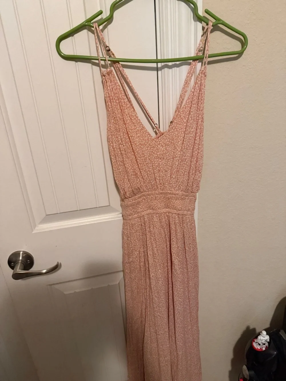 Abercrombie & Fitch Peach Floral Maxi Dress